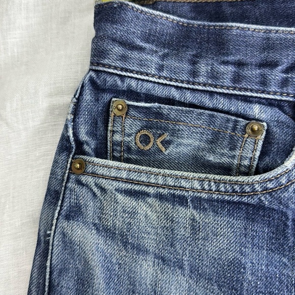 Outerknown Sea Ambassador Button Fly Men’s Slim Fit Indigo Jeans Size 31 X 32 - Picture 6 of 16